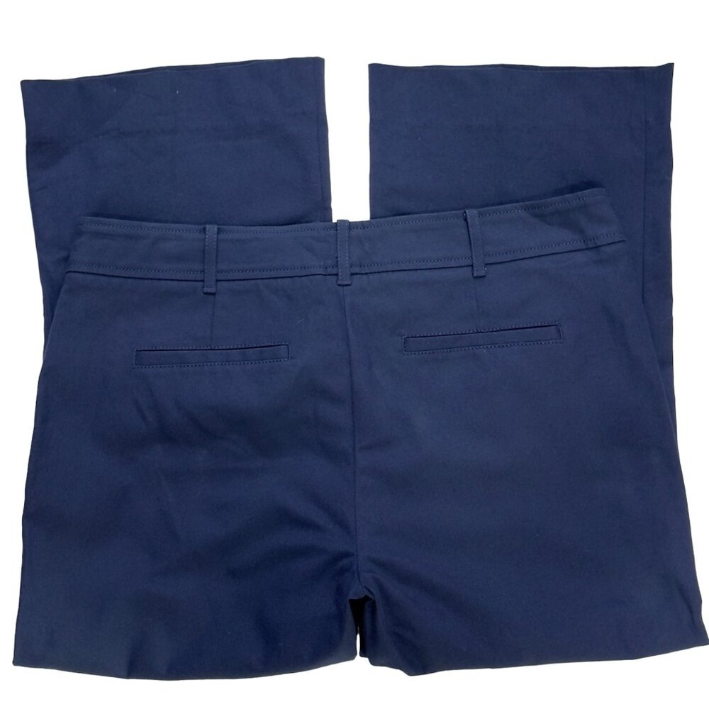 LLILY PULITZER Women's Palm Beach Fit Navy Pants Cotton Stretch Pockets Size 12